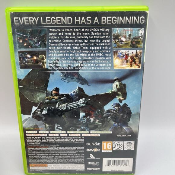 Halo Reach - Complete Xbox 360 Game - Excellent Condition! - Picture 2 of 6